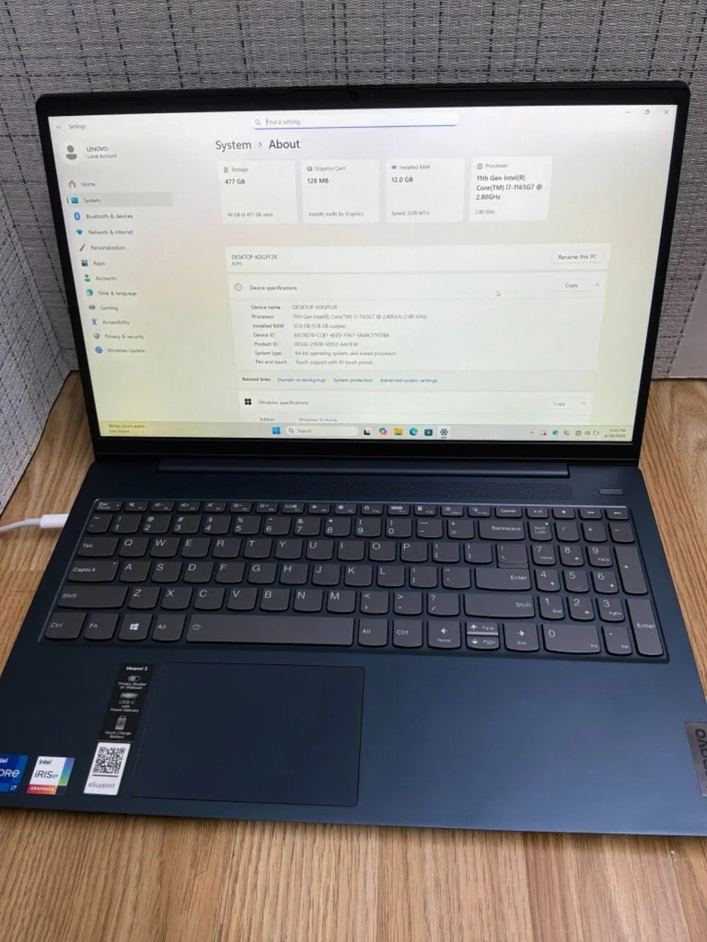 Lenovo IdeaPad 5 15ITL05 15.6